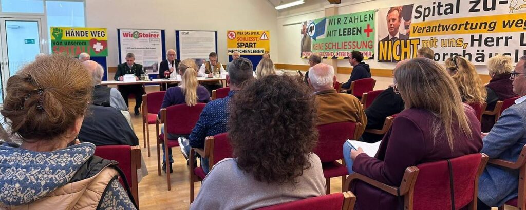 Protest gegen Pläne für LKH Bad Aussee