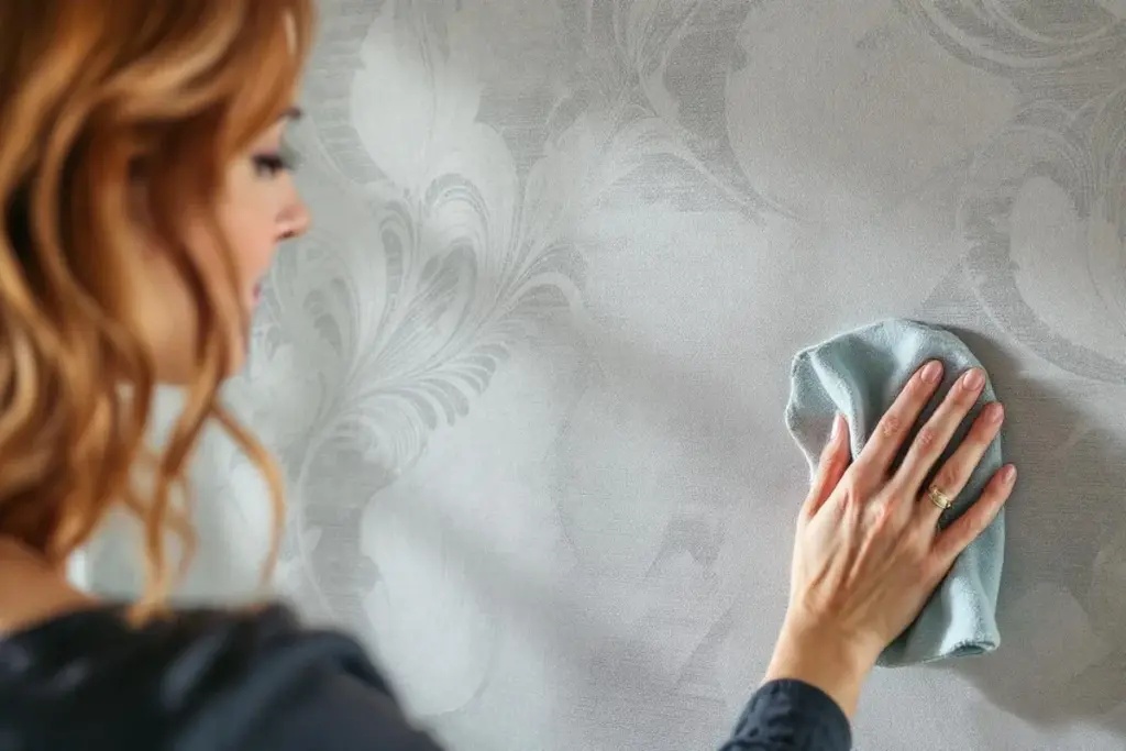 Die unsichtbare Methode: Darum tupfen erfahrene Österreicher Tapetenflecken immer nur ab