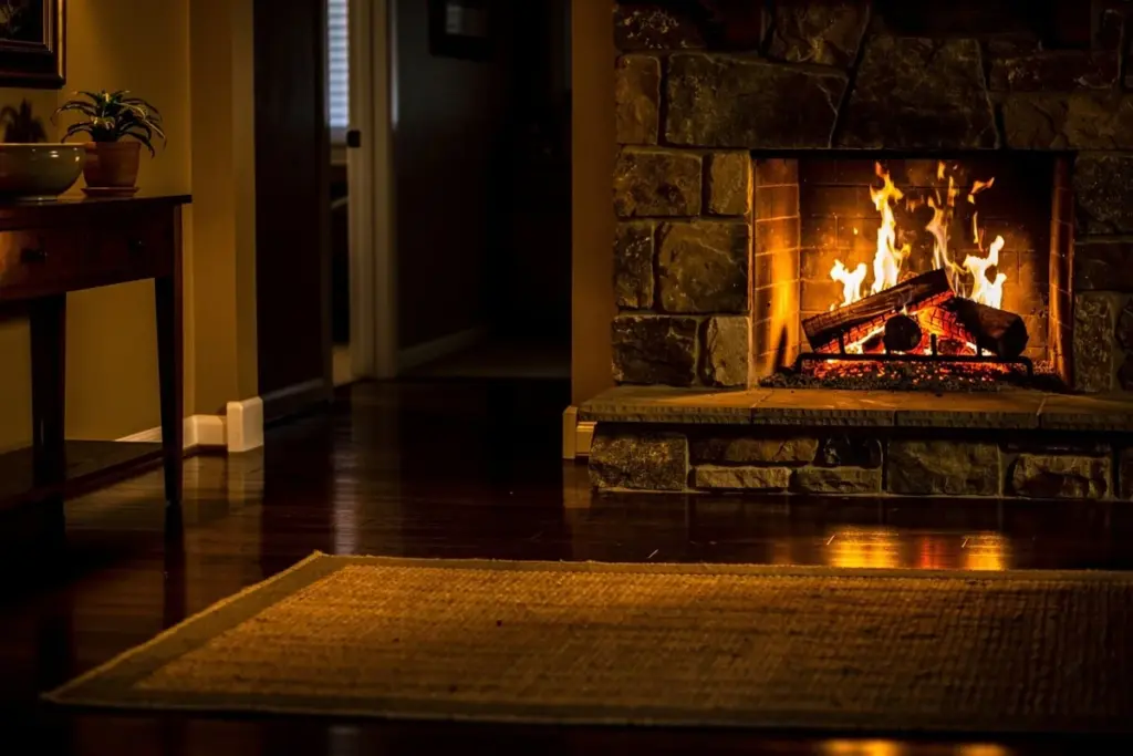 Ich habe zwei Holzscheite aneinandergeschlagen, und dieser Ton verrät den fatalen Fehler beim Heizen