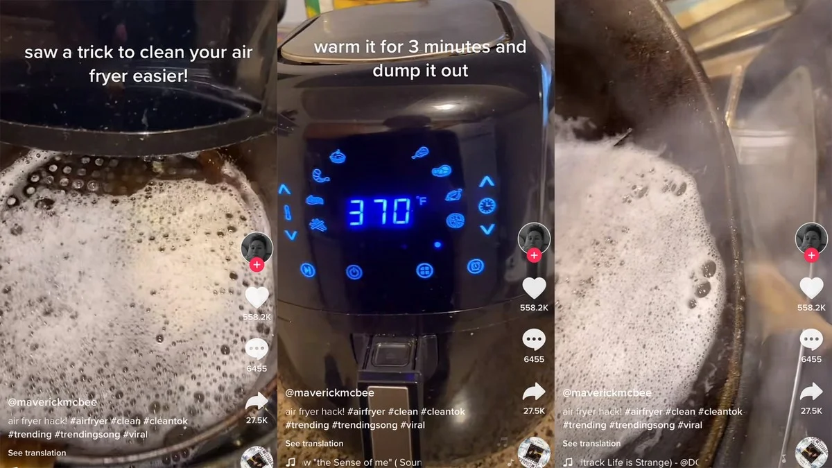 Warum erfahrene Airfryer-Besitzer nur einen Tropfen Spülmittel auf das Heizelement geben - image 1