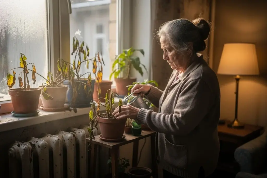 Warum Ihre Zimmerpflanzen nach Weihnachten plötzlich eingehen (und es liegt nicht am Licht)