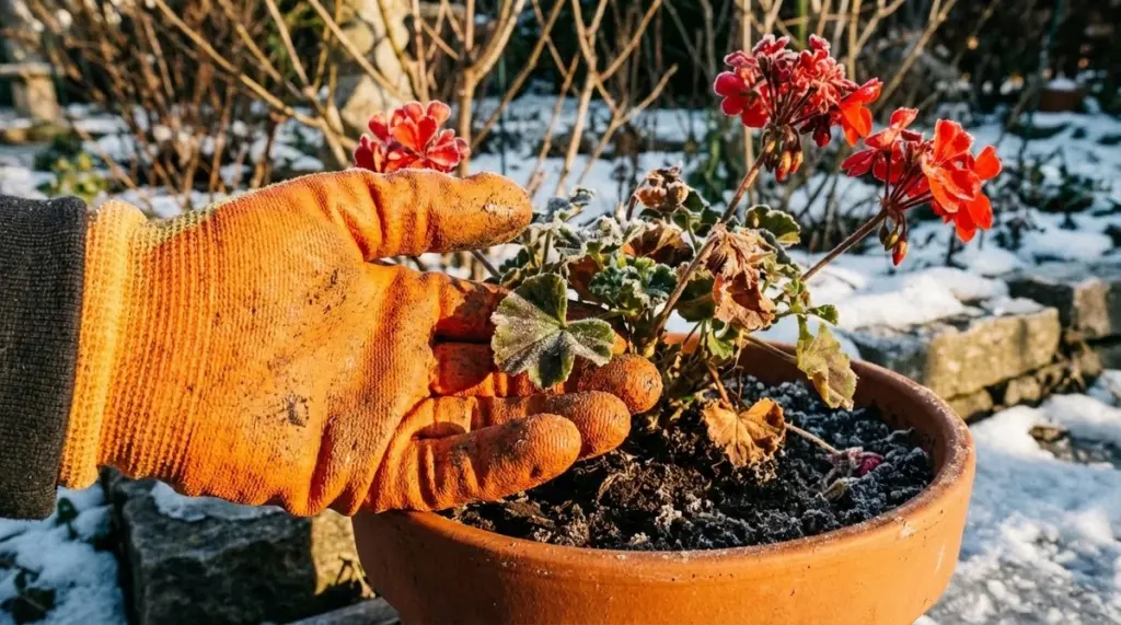 30 Minuten pro Woche: Das winterliche Ritual, das über das Überleben Ihrer Geranien entscheidet