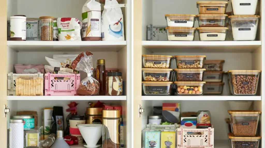 8 genialer Tricks für einen perfekt organisierten Vorratsschrank