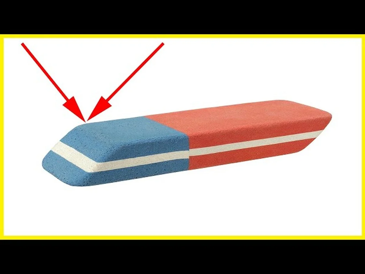 Der echte Grund, warum jeder die blaue Seite des Radierers falsch benutzt - image 1