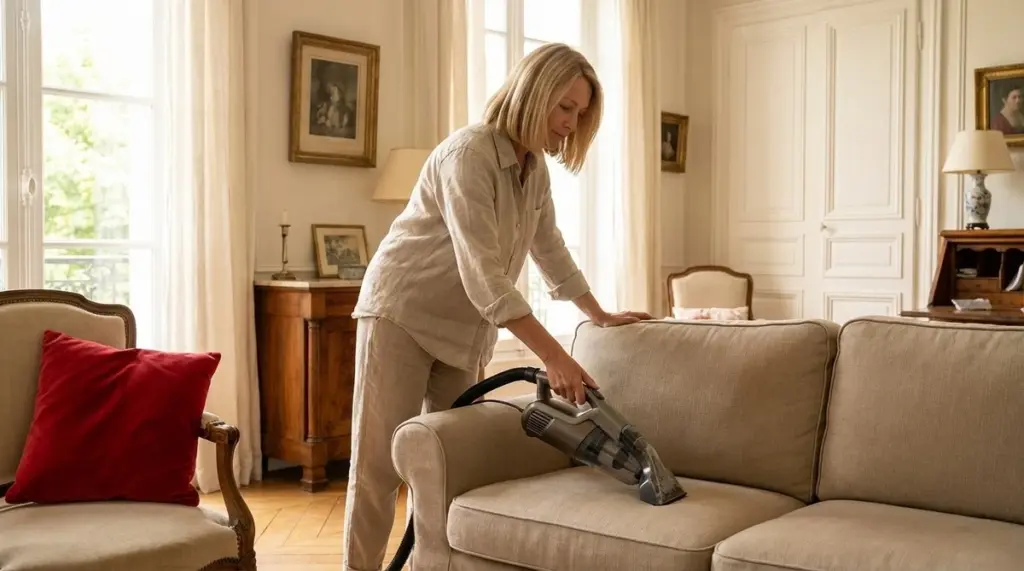 Die einfache Methode, die Ihren Sofa-Stoff wie neu hält – ohne Aufwand
