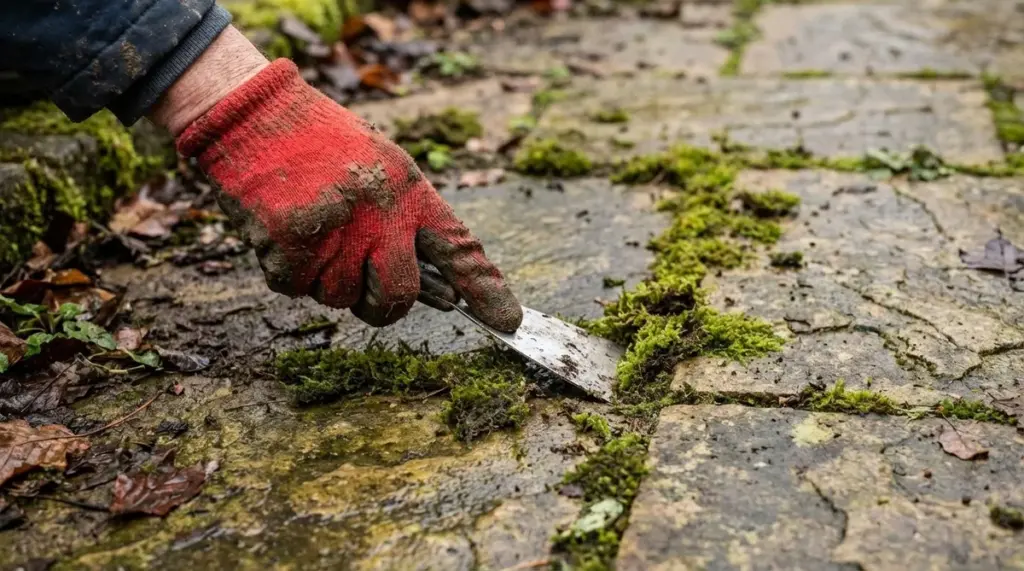 Schluss mit der Moosplage: Das eine Hausmittel, das Ihre Wege jahrelang schützt | Senior-Tipps