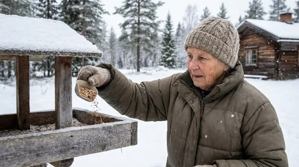 Warum deutsche Gärtner im Winter keine Butterkörner für Vögel verwenden