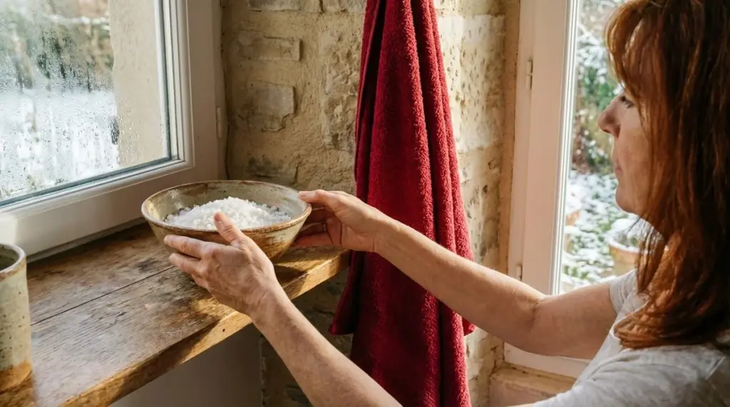 Warum erfahrene Hausbesitzer grobes Salz ins Badezimmer stellen