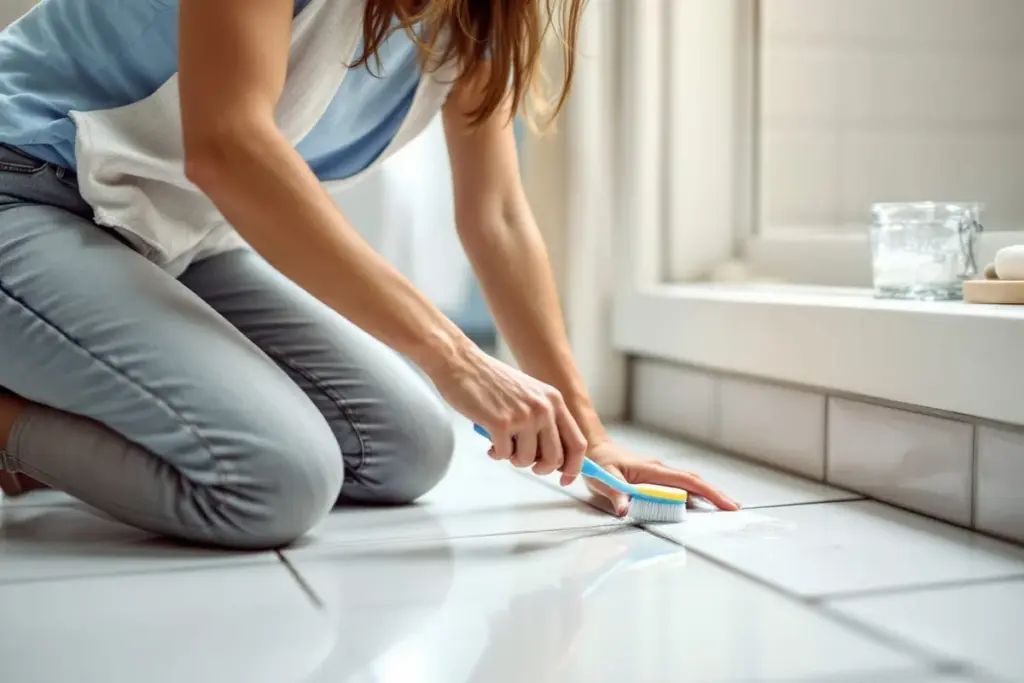 Warum erfahrene Hausfrauen drei Löffel Percarbonat für perfekte Fugen verwenden