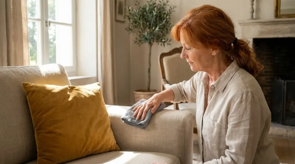 Warum ewiges Schrubben Ihre Stoffcouch ruiniert: Der häufigste Fehler