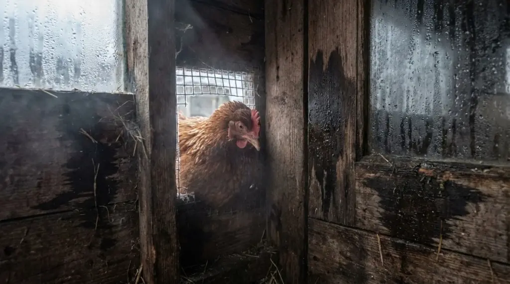 Warum feuchter Staub deine Hühner krank macht (und wie du es vermeidest)