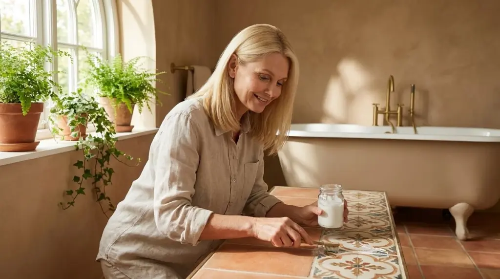 10 Minuten: So lassen Sie Ihre Fliesenfugen strahlend weiß aussehen – ohne aggressives Bleichmittel