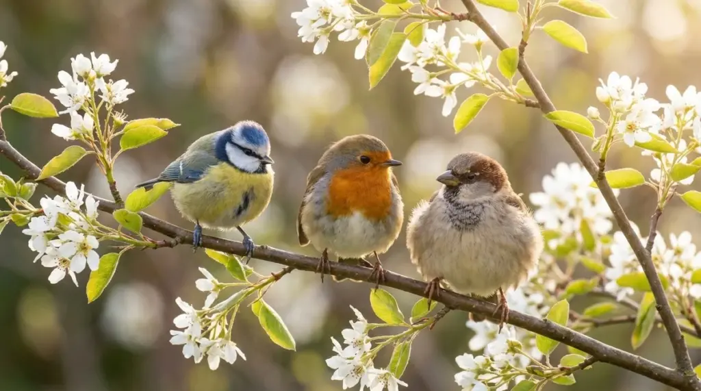 3 Sträucher, die Ihren Garten im März in ein Vogelparadies verwandeln