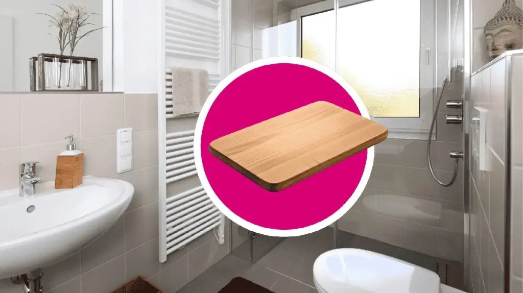 Ein Schneidebrett über dem Waschbecken: Mein genialer Trick für kleine Bäder