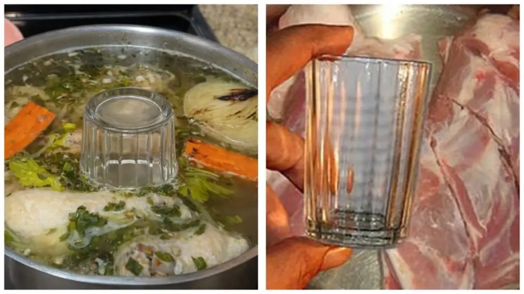 Geheimtipp aus der Wirtshausküche: Das Glas im Kochtopf für Kristallklaren Fond