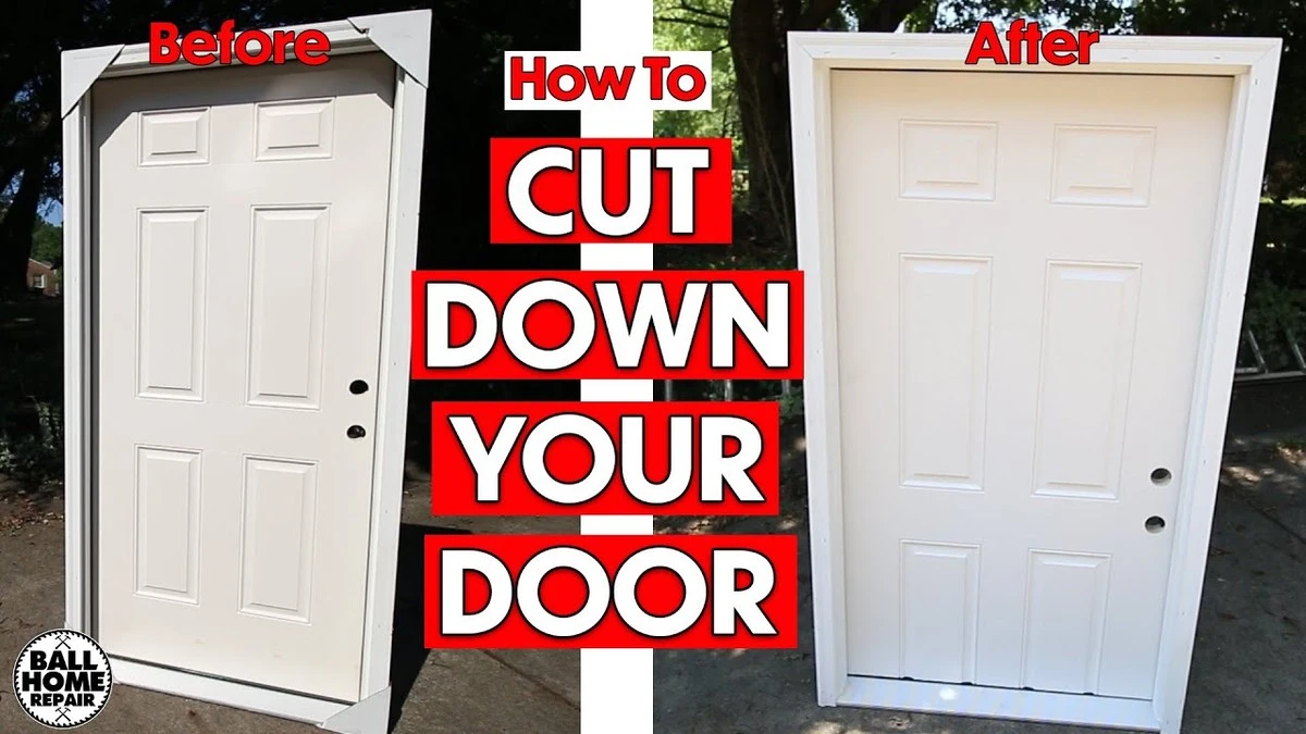 Geniale Türen-Hack: So kürzen Sie sie ohne Ausbau und schwere Lasten - image 1