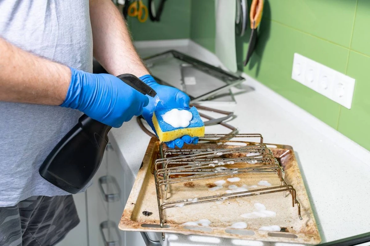 Gitter des Backofens blitzsauber: Das 6-Stunden-Geheimnis mit Haushaltsmitteln - image 1