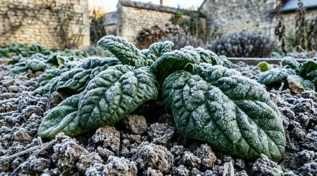 Spinat, der dem Frost trotzt: Ernten Sie riesige Blätter, bevor der Frühling kommt