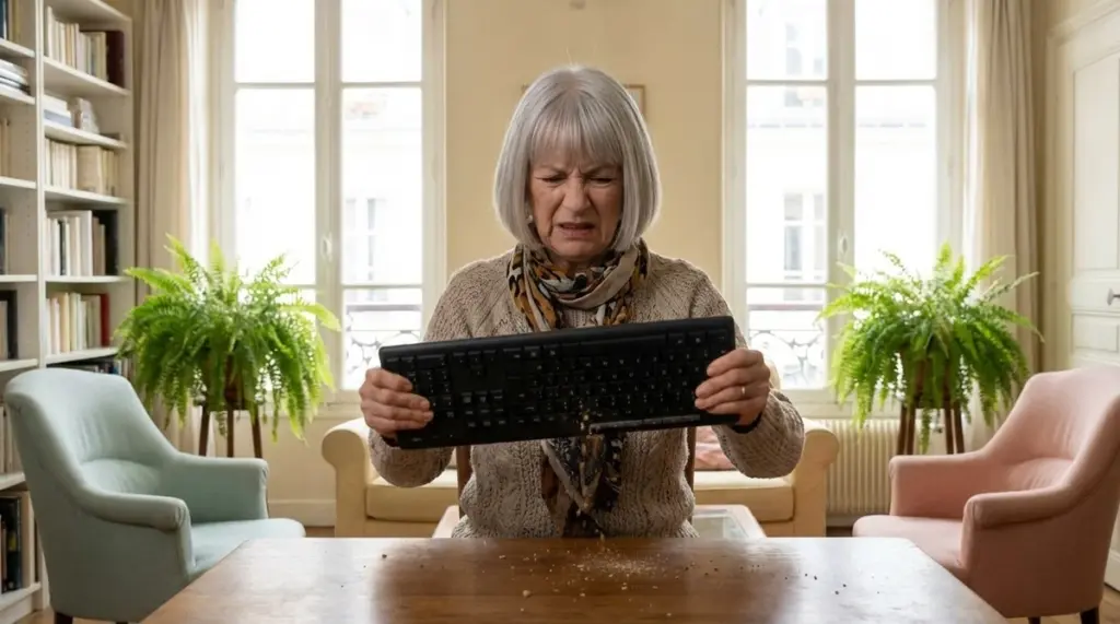 Warum Experten Tastaturen nicht nur abwischen, sondern umdrehen: Das versteckte Chaos darunter