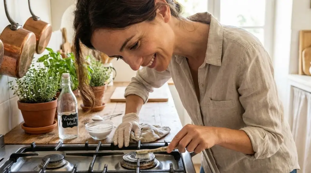 Warum ich aufgehört habe, meine Gasherd-Roste wie besessen zu schrubben: Dieses Duo erledigt die ganze Arbeit für mich