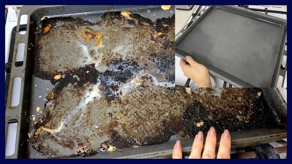 Backblech wie neu: Drei Küchenhelfer verwandeln verkrustetes Hähnchenfett in Glanz