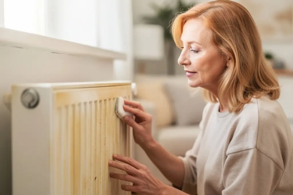 Das Geheimnis eines strahlend weißen Heizkörpers: OHNE Farbe und Schleifen