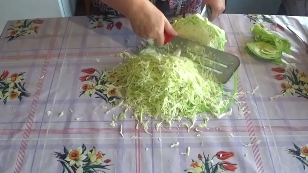 Ein genialer Trick: Weißkohl in nur 5 Minuten schneiden – ganz ohne Messer!