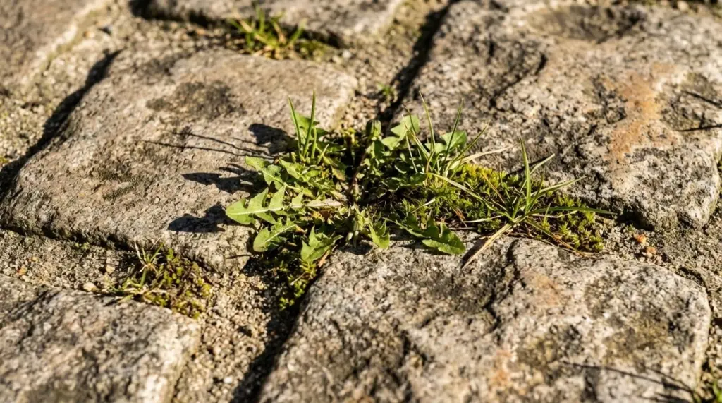 Keine Unkraut mehr in den Fugen: Die 1-März-Methode, die das Wachstum blockiert