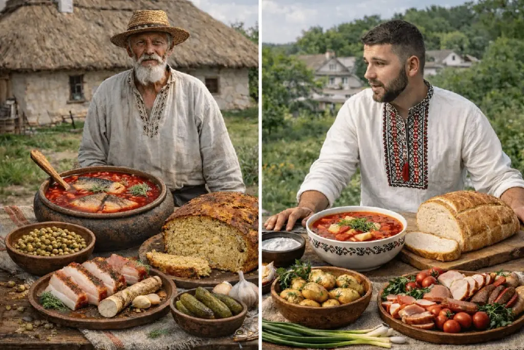 Що їли українці 200 років тому: Борщ без картоплі та хліб із гороху