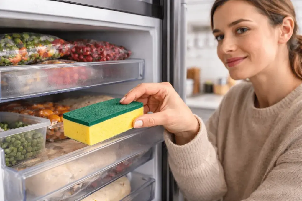 Warum erfahrene Gärtner einen Schwamm in ihren Gefrierschrank legen