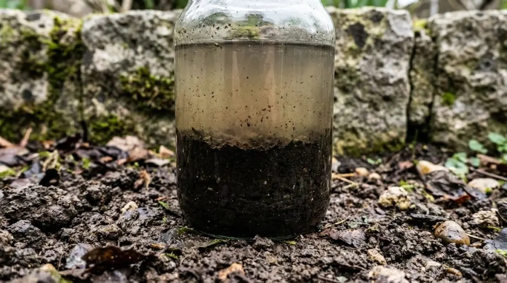 Warum Ihr Garten nach Regen zur Matschpfütze wird: Ein Glas enthüllt das Geheimnis